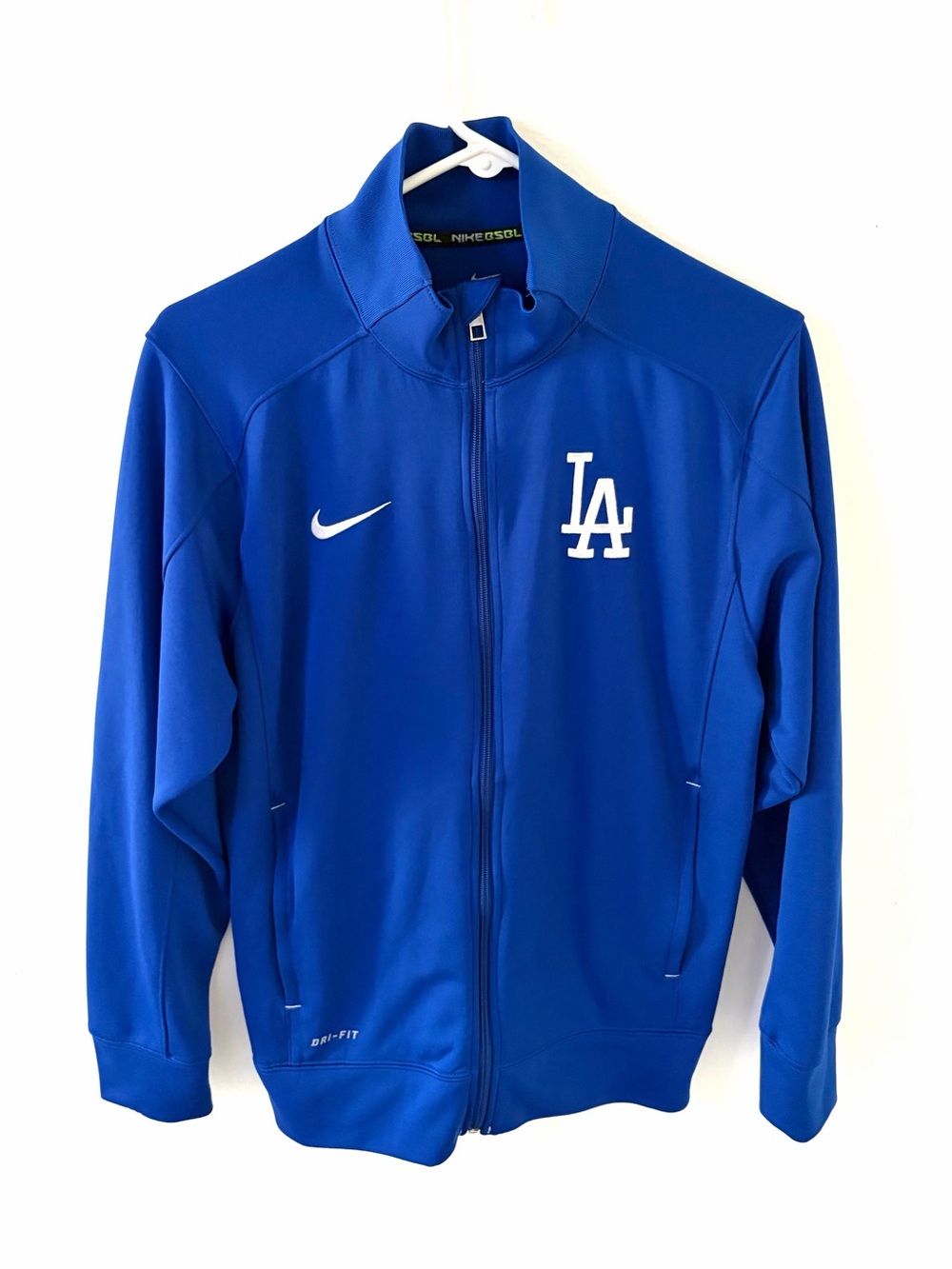 Nike BSBL Los Angeles Dodgers Dri-Fit Full-Zip Jacket, Size: Small